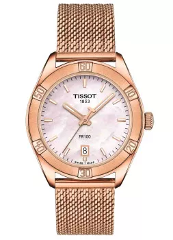 Tissot® Analogue 'Pr 100 Sport Chic' Women's Watch T1019103315100