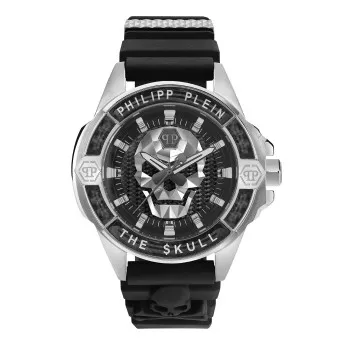 Philipp Plein® Analogique 'The $kull Carbon Fiber' Hommes Montre PWAAA1622