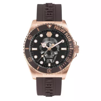 Philipp Plein® Analogique 'The $kull Diver' Hommes Montre PWOAA0322