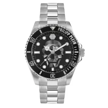 Philipp Plein® Analogique 'The $kull Diver' Hommes Montre PWOAA0522