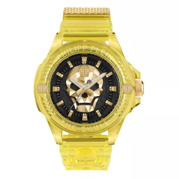 Philipp Plein® Analog 'The $kull Synthetic' Herren Uhr PWWAA0123