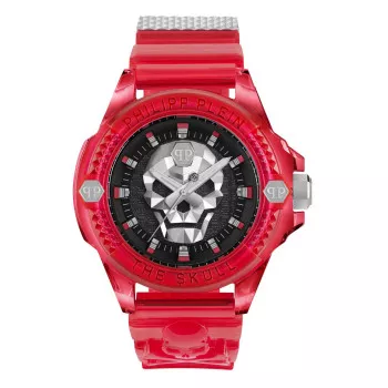 Philipp Plein® Analog 'The $kull Synthetic' Herren Uhr PWWAA0223