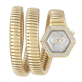 Philipp Plein® Analoog '$nake hexagon' Dames Horloge PWZAA0423