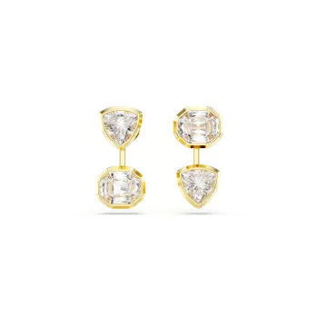 Swarovski® 'Imber Organic' Women's Gold Plated Metal Stud Earrings - Gold 5705461