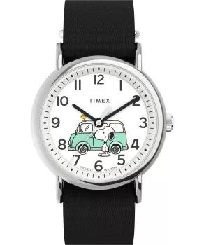 Timex® Analoog 'Peanuts weekender' Unisex Horloge TW2Y11800