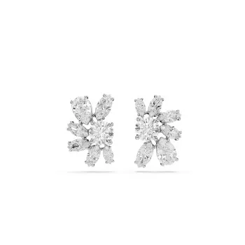Swarovski® 'Mesmera' Women's Base Metal Stud Earrings - Silver 5737462