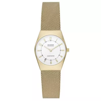 Skagen® Analoog 'Grenen lille solar powered' Dames Horloge SKW3077