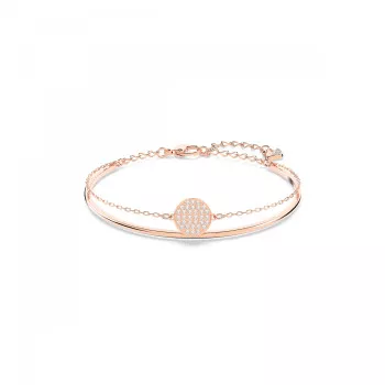 Swarovski® 'Ginger' Damen Verchromtem Metall Armbänd - Rosé 5274892
