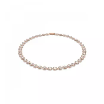 Swarovski® 'Angelic' Women's Gold Plated Metal Necklace - Rose 5367845