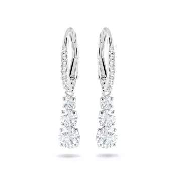 Swarovski® 'Attract trilogy' Dames Metaal Creolen - Zilverkleurig 5416155
