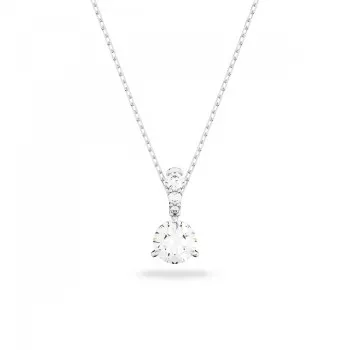 Swarovski® 'Solitaire' Dames Metaal Hanger - Zilverkleurig 5472635