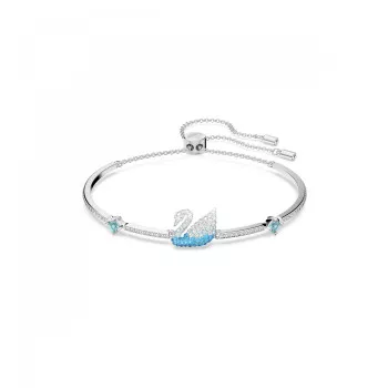 Swarovski® 'Iconic Swan' Damen Metall Armbänd - Silber 5549312