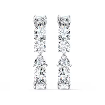 Swarovski® 'Tennis deluxe' Dames Metaal Oormanchet - Zilverkleurig 5563322