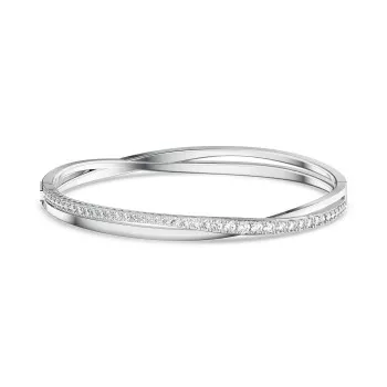 Swarovski® 'Twist' Dames Metaal Armband (sieraad) - Zilverkleurig 5565210