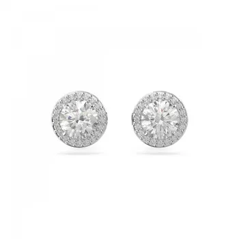 Swarovski® 'Constella' Dames Metaal Oorknoppen - Zilverkleurig 5636269