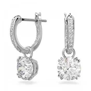 Swarovski® 'Constella' Dames Metaal Oorhangers - Zilverkleurig 5636717