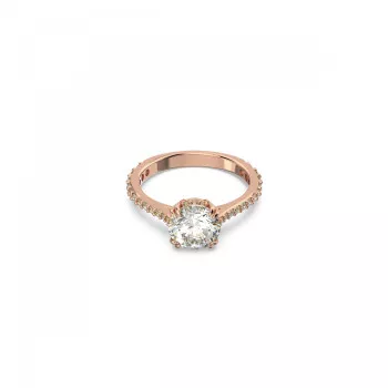 Swarovski® 'Constella' Damen Verchromtem Metall Ring - Rosé 5638548
