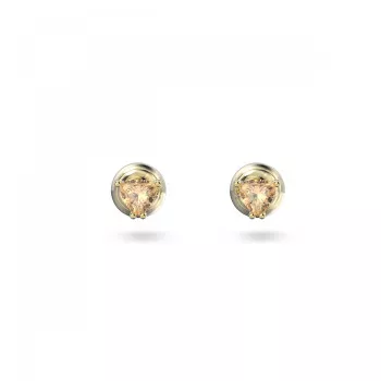 Swarovski® 'Stilla' Women's Gold Plated Metal Stud Earrings - Gold 5639116