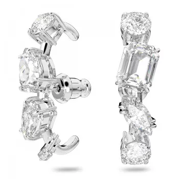 Swarovski® 'Gema' Damen Metall Ohrstulpe - Silber 5639331