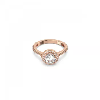 Swarovski® 'Constella' Dames Verguld Metaal Ring (sieraad) - Rosékleurig 5639404