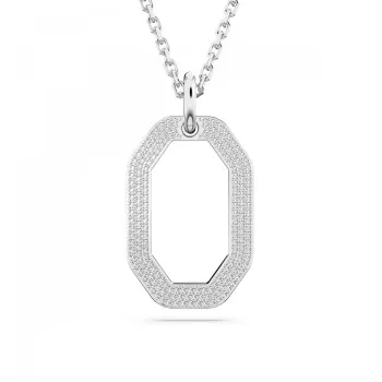 Swarovski® 'Dextera' Femmes Métall Collier avec pendentif - Argent 5642388