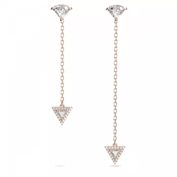 Swarovski® 'Ortyx' Damen Verchromtem Metall Ohrhänger - Rosé 5643729