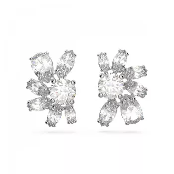 Swarovski® 'Gema' Damen Metall Ohrstecker - Silber 5644679