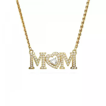 Swarovski® 'Mother's Day' Damen Verchromtem Metall Halsband - Gold 5649933