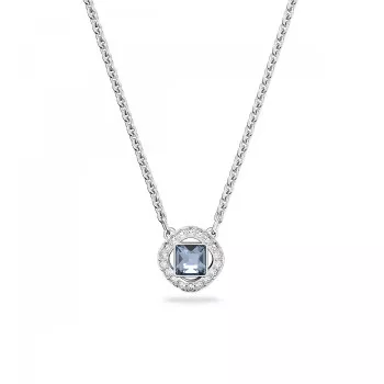 Swarovski® 'Angelic Square' Femmes Métall Collier - Argent 5662142