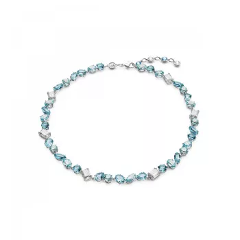 Swarovski® 'Gema' Femmes Métall Collier - Argent 5666007