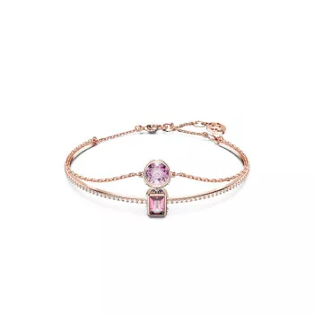 Swarovski® 'Stilla' Dames Verguld Metaal Armband (sieraad) - Rosékleurig 5668243