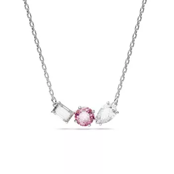 Swarovski® 'Mesmera' Femmes Métall Collier - Argent 5668275