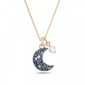 Swarovski® 'Luna' Damen Verchromtem Metall Halsband - Rosé 5671585