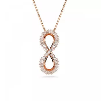 Swarovski® 'Hyperbola' Femmes Collier - Rosé 5677623