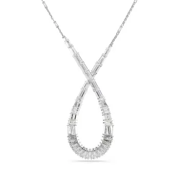 Swarovski® 'Hyperbola' Femmes Métall Collier - Argent 5679438