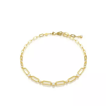 Swarovski® 'Constella' Damen Verchromtem Metall Halsband - Gold 5683354