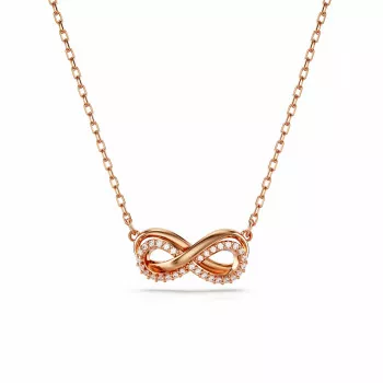 Swarovski® 'Hyperbola' Femmes Métal plaqué Collier - Rosé 5684084