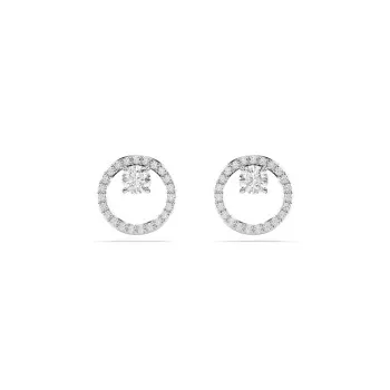 Swarovski® 'Dextera' Damen Metall Ohrstecker - Silber 5692262