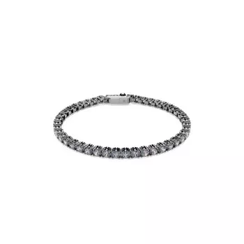 Swarovski® 'Matrix' Women's Base Metal Bracelet - Black 5693929