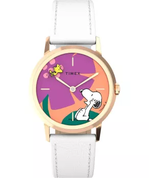 Timex® Analoog 'Peanuts marlin' Dames Horloge TW2V91200