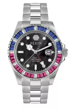 Philipp Plein® Analoog 'Gmt-i challenger baguettes' Heren Horloge PWPZA0124