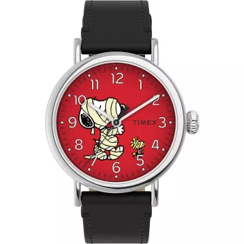 Timex® Analogue 'Peanuts Waterbury Standard' Men's Watch TW2U86000