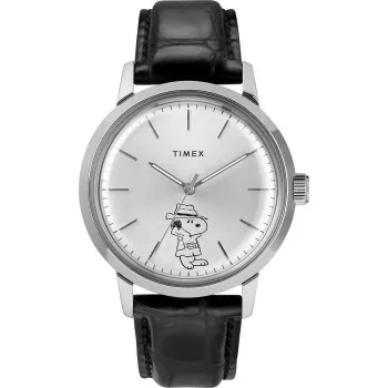 Timex® Analogue 'Marlin Automatic X Peanuts Featuring Snoopy Secret Agent' Unisex's Watch TW2U99500