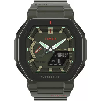 Timex® Analoog En Digitaal 'Command encounter' Heren Horloge TW2V35400