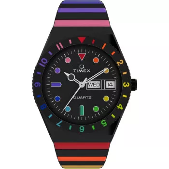 Timex® Analog 'Q Rainbow' Damen Uhr TW2V65900