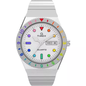 Timex® Analoog 'Q timex rainbow' Dames Horloge TW2V66000
