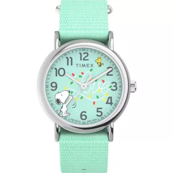 Timex® Analoog 'Peanuts weekender' Dames Horloge TW2W24500