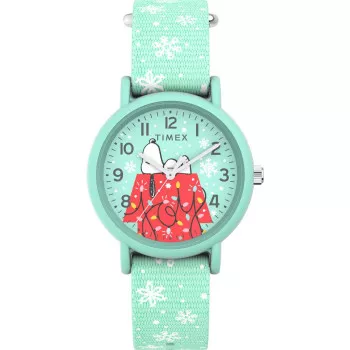 Timex® Analoog 'Peanuts weekender color rush' Dames Horloge TW2W24700