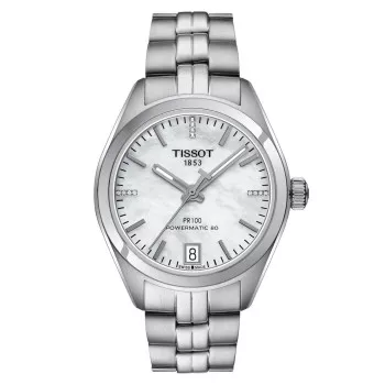 Tissot® Analog 'Pr 100 Powermatic 80' Damen Uhr T1012071111600