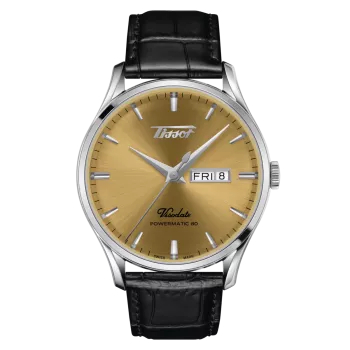 Tissot® Analoog 'Heritage visodate powermatic 80' Heren Horloge T1184301602100
